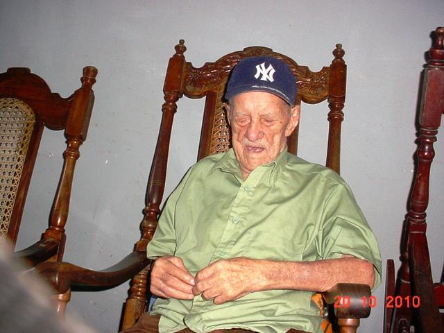 Domingo Cordero, cumplio 103 anos